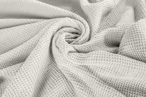 [Glacier Grey] Crover Thermal Waffle 100% Cotton Wave Blanket (Twin / Queen / King)