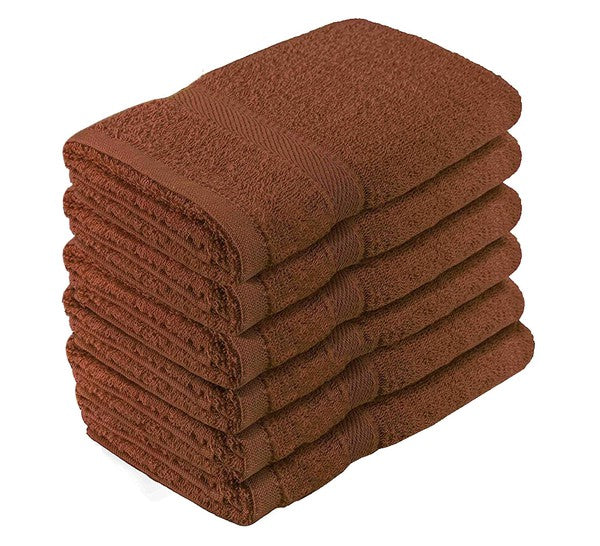 Crover Essentials Fast Drying Super Absorbent Terry Cloth 100% Cotton Bath Towel 25”x52” 6pc Set