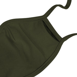 2-Layer Reusable 3D Cotton Face Mask with Filter Pocket (Army Khaki) - EverydaySpecial