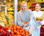 24 Reusable Grocery Bags – Foldable, Washable Totes in 6 Macaron Colors