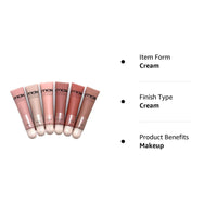 MAX Makeup Cherimoya® Lip Gloss -Set of 6 (Nudes)