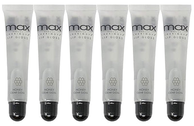 MAX Makeup Cherimoya® Lip Gloss -Set of 6 (HONEY)