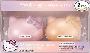 The Crème Shop x Hello Kitty Aromatherapy Bath Bomb Duo (Rose & Vanilla)