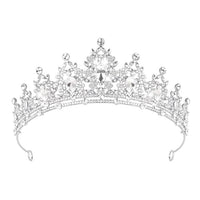 Silver Crown Tiara for Women (Set of 10)