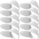 Women's Sun Visor Hat (White, Set of 10)