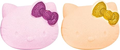 The Crème Shop x Hello Kitty Aromatherapy Bath Bomb Duo (Rose & Vanilla)