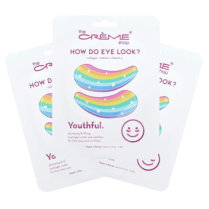 How Do Eye Look? Hydrogel Under Eye Patches (Youthful) 3 Pack