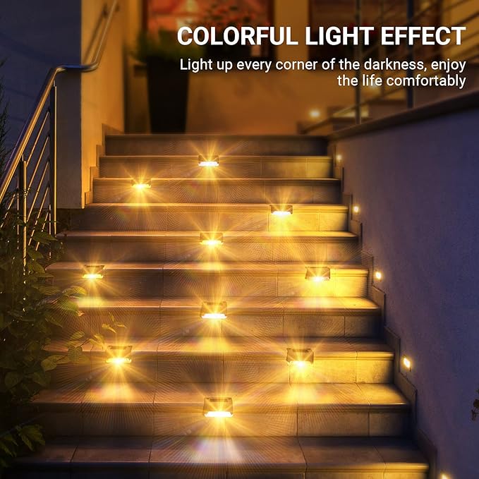 LED Solar Deck Light (Set of 12)