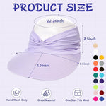 Women's Sun Visor Hat (Assorted Color, Set of 18)
