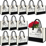 Inspirational Canvas Tote Bag (Assorted Design, Set of 12)