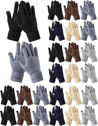 Women's Touch Screen Knit Gloves (Pairs of 24)