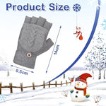 Fingerless Flip-Top Knit Gloves (Pairs of 3)
