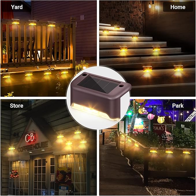 LED Solar Deck Light (Set of 12)