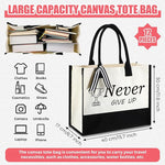 Inspirational Canvas Tote Bag (Assorted Design, Set of 12)