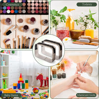 Clear Travel Cosmetic & Toiletry Bag (Set of 40)