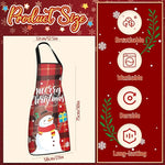 Polyester Christmas Apron (Assorted Design, Set of 6)