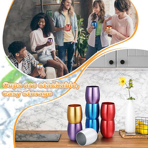 15 oz Anodized Aluminum Glass (Set of 30)