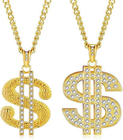 Dollar Sign Chain (Set of 2)