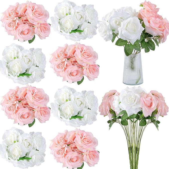 18 Bunches Artificial Rose Bouquet