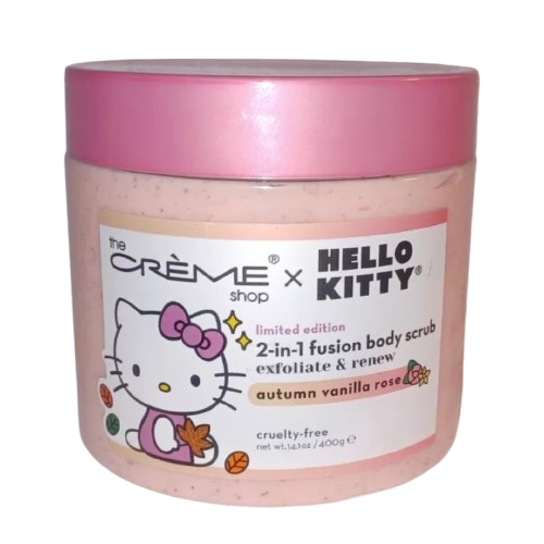 The Crème Shop x Hello Kitty 2-in-1 Fusion Body Scrub (Autumn Vanilla Rose)