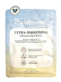 The Crème Shop Klean Beauty™ Sheet Mask - 5 Pack (VEGAN RETINOL)