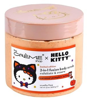 The Crème Shop x Hello Kitty 2-in-1 Fusion Body Scrub (Caramel Pumpkin Latte)