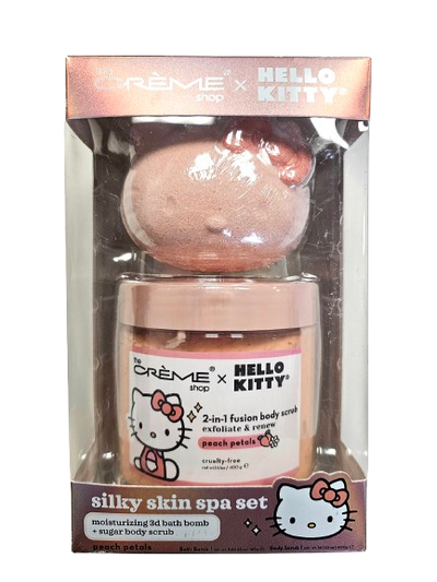 The Crème Shop x Hello Kitty Silky Skin Spa Set (Peach Petals)