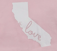 California Love Baby Bodysuit – Soft Grey Cotton Onesie (3–6 Months)