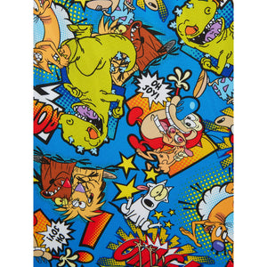 Nickelodeon Men’s Retro Character Jam Shorts – Comfort Meets 90s Cartoon Fun