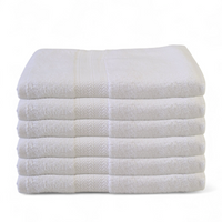 Premium 100% Cotton Bath Towels – 6 Pack (26"x54")