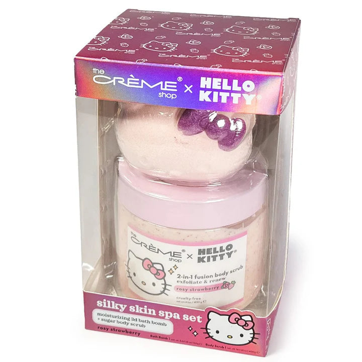 The Crème Shop x Hello Kitty Silky Skin Spa Set (Rosy Strawberry)