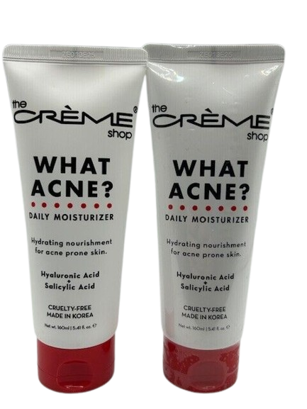 The Crème Shop | What Acne? Daily Moisturizer -Set of 2