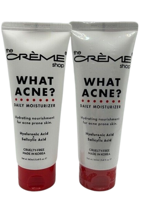 The Crème Shop | What Acne? Daily Moisturizer -Set of 2