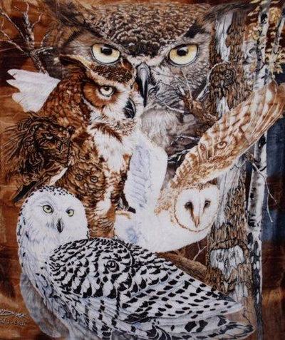 Signature Collection Mink Plush Blanket  for Animal Lovers, 79"x95"(QUEEN) - EverydaySpecial