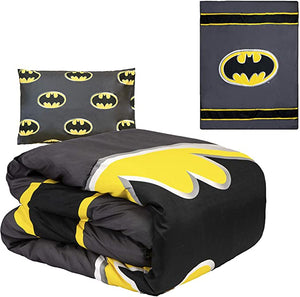 
            
                Load image into Gallery viewer, Batman Emblem Luxury Reversible Gray Comforter Set Twin and Queen Size
            
        