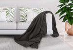 [Dark Grey] Crover Thermal Waffle 100% Cotton Wave Blanket (Twin / Queen / King)