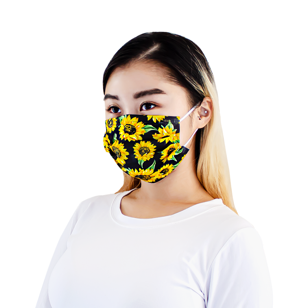 
            
                Load image into Gallery viewer, Everydayspecial Disposable Safety Mask 3 Layer Protection Face Mask for Adults 50 pcs (Sunflower Assortment)
            
        