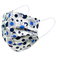 Everydayspecial Disposable Safety Mask 3 Layer Protection Face Mask for Adults 50 pcs (Flower Assorted Print 2)