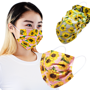 
            
                Load image into Gallery viewer, Everydayspecial Disposable Safety Mask 3 Layer Protection Face Mask for Adults 50 pcs (Sunflower Assortment)
            
        
